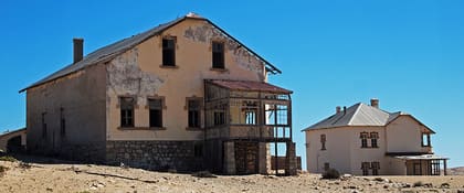 Blick vom Buchhalterhaus auf das Direktorenhaus