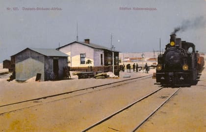 Die Bahnstation Kolmanskuppe