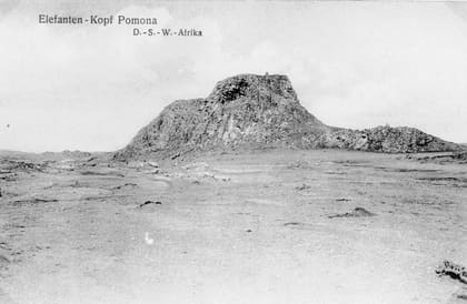 Der „Elefantenkopf“, ein Felsen bei Pomona